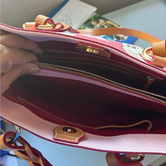 Disney UK Dooney & Bourke Pink and Brown Minnie Mouse Tote - Picture 3 of 4